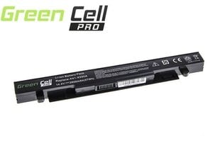 Green Cell PRO Laptop Battery A41-X550A for A450 A550 R510 R510CA X550 X550CA X550CC X550VC 2600mAh цена и информация | Аккумуляторы для ноутбуков	 | 220.lv