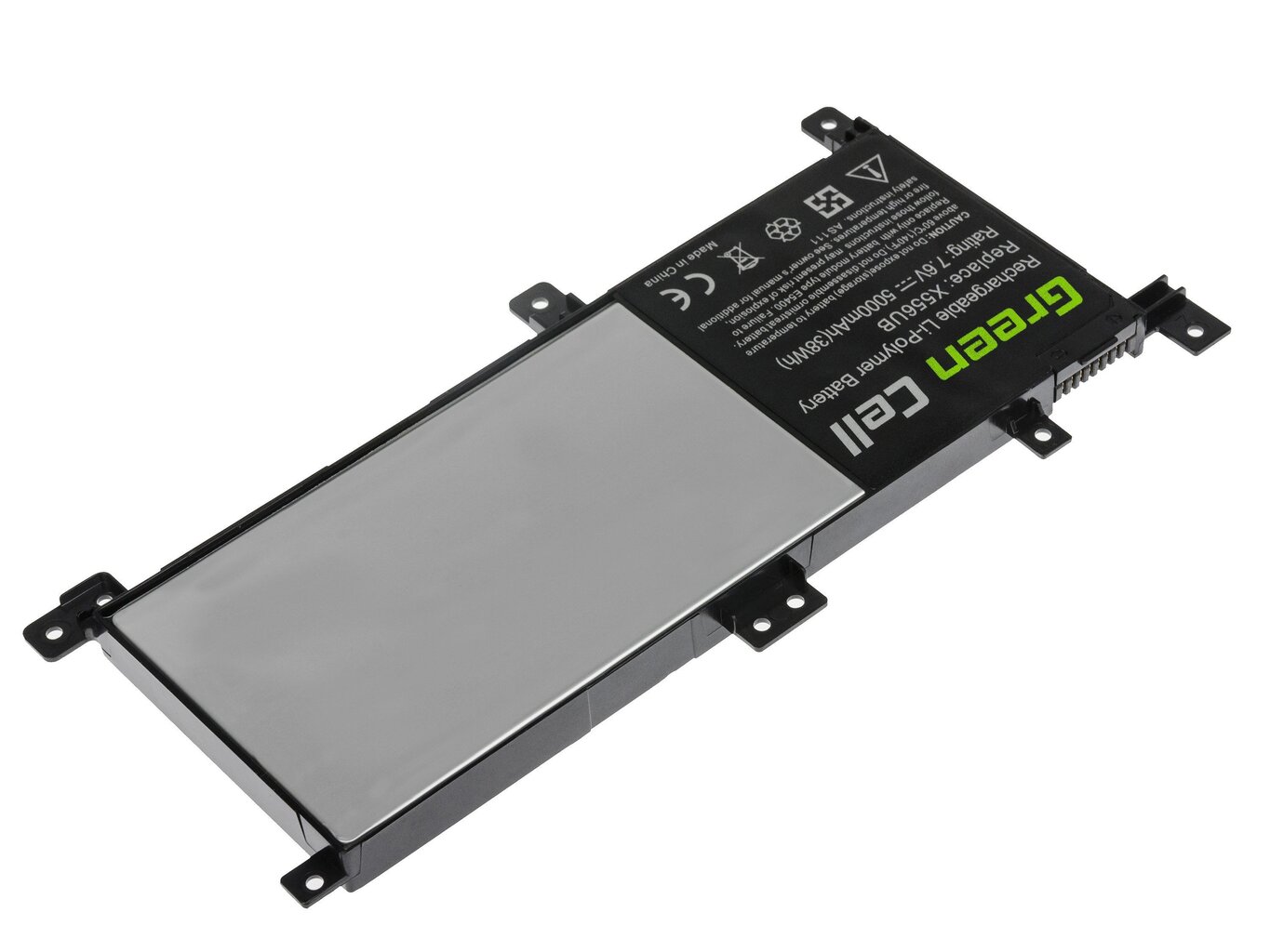 Green Cell Klēpjdatoru akumulators C21N1509 piemērots Asus X556U X556UA X556UB X556UF X556UJ X556UQ X556UR X556UV cena un informācija | Akumulatori portatīvajiem datoriem | 220.lv