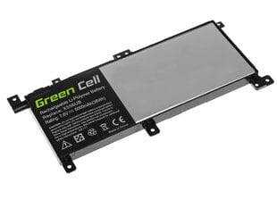 Green Cell Klēpjdatoru akumulators C21N1509 piemērots Asus X556U X556UA X556UB X556UF X556UJ X556UQ X556UR X556UV цена и информация | Аккумуляторы для ноутбуков | 220.lv