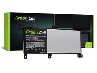 Green Cell Klēpjdatoru akumulators C21N1509 piemērots Asus X556U X556UA X556UB X556UF X556UJ X556UQ X556UR X556UV цена и информация | Аккумуляторы для ноутбуков | 220.lv