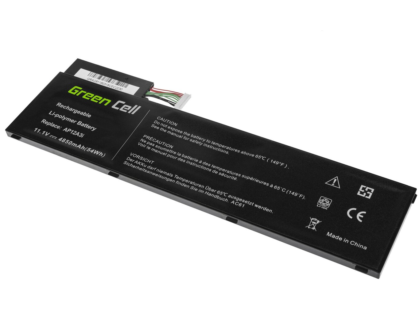 Green Cell Klēpjdatoru akumulators piemērots Acer Aspire Timeline Ultra M3 M3-581TG M5 M5-481TG M5-581TG TravelMate P648 P658 cena un informācija | Akumulatori portatīvajiem datoriem | 220.lv