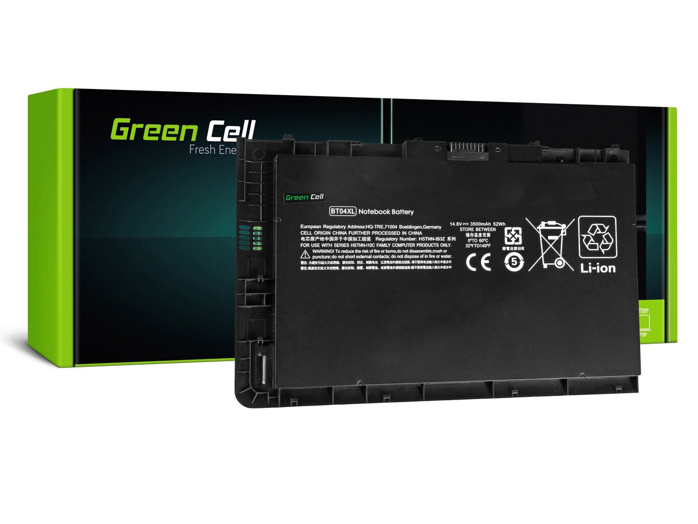Green Cell Klēpjdatoru akumulators piemērots HP EliteBook Folio 9470m 9480m цена и информация | Akumulatori portatīvajiem datoriem | 220.lv