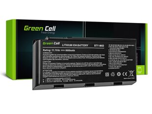 Green Cell Klēpjdatoru akumulators piemērots MSI GT60 GX660 GX780 GT70 Dragon Edition 2 cena un informācija | Akumulatori portatīvajiem datoriem | 220.lv