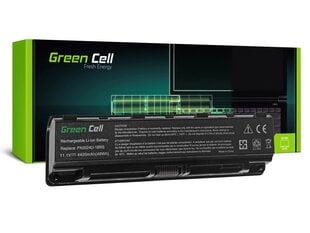 Green Cell Klēpjdatoru akumulators piemērots Toshiba Satellite C850 C855 C870 L850 L855 cena un informācija | Akumulatori portatīvajiem datoriem | 220.lv