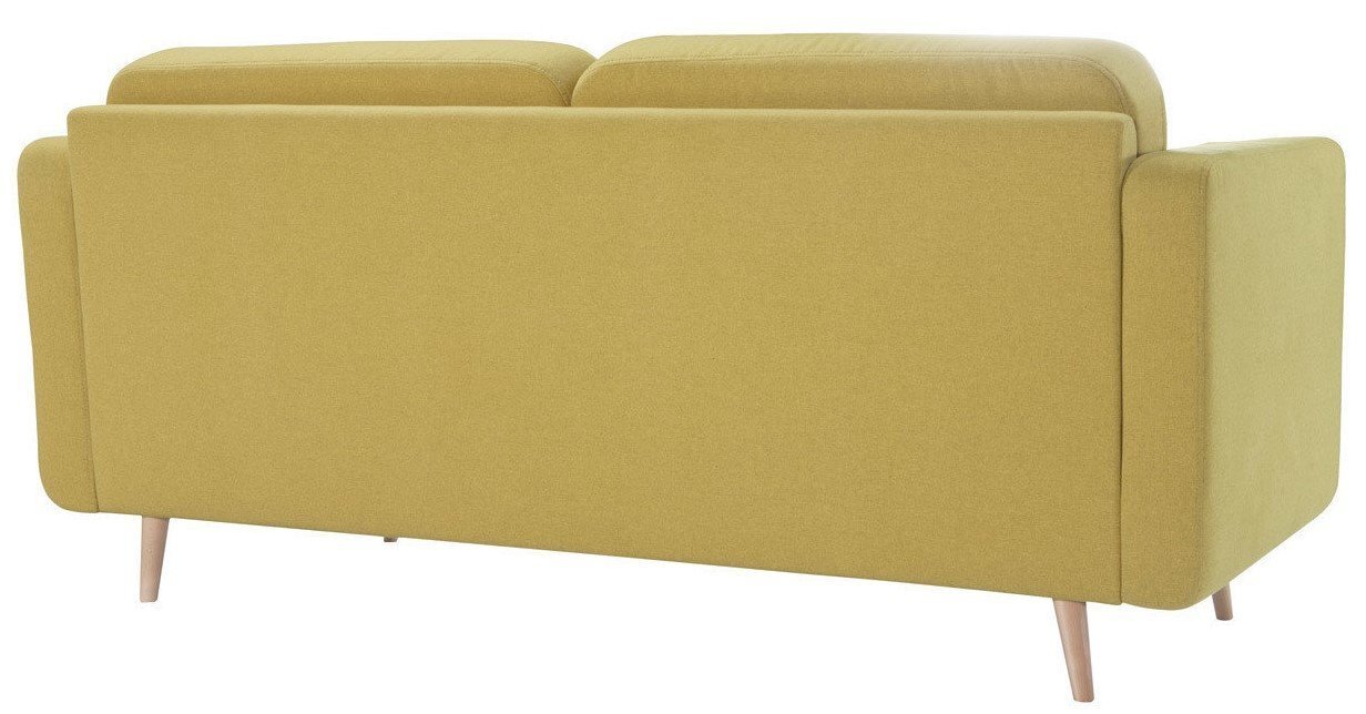 Dīvāns Cornet 3S, dzeltens cena un informācija | Dīvāni | 220.lv