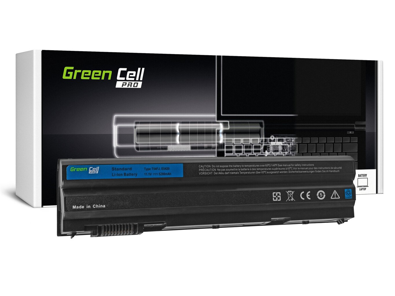 Green Cell Klēpjdatoru akumulators piemērots Dell Latitude E6420 E6520 цена и информация | Akumulatori portatīvajiem datoriem | 220.lv
