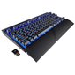 Corsair K63 Wireless, Blue LED, Cherry MX Red, US cena un informācija | Klaviatūras | 220.lv