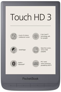 PocketBook Touch HD 3, 6", серый цена и информация | Электронные книги | 220.lv