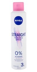 Matu laka taisnošanai Nivea Straight Forming 250 ml cena un informācija | Matu veidošanas līdzekļi | 220.lv