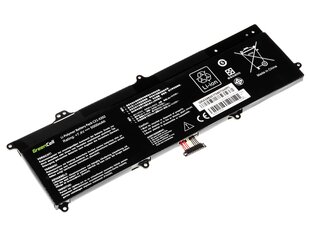 Green Cell Klēpjdatoru akumulators piemērots Asus X201E F201E VivoBook F202E Q200E S200E X202E цена и информация | Аккумуляторы для ноутбуков | 220.lv