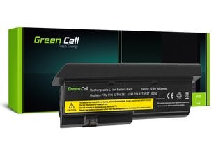 Green Cell Klēpjdatoru akumulators piemērots IBM Lenovo ThinkPad X200 X201 X201i cena un informācija | Akumulatori portatīvajiem datoriem | 220.lv