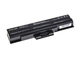 Green Cell Klēpjdatoru akumulators piemērots Sony VAIO VGN-FW PCG-31311M VGN-FW21E цена и информация | Аккумуляторы для ноутбуков	 | 220.lv