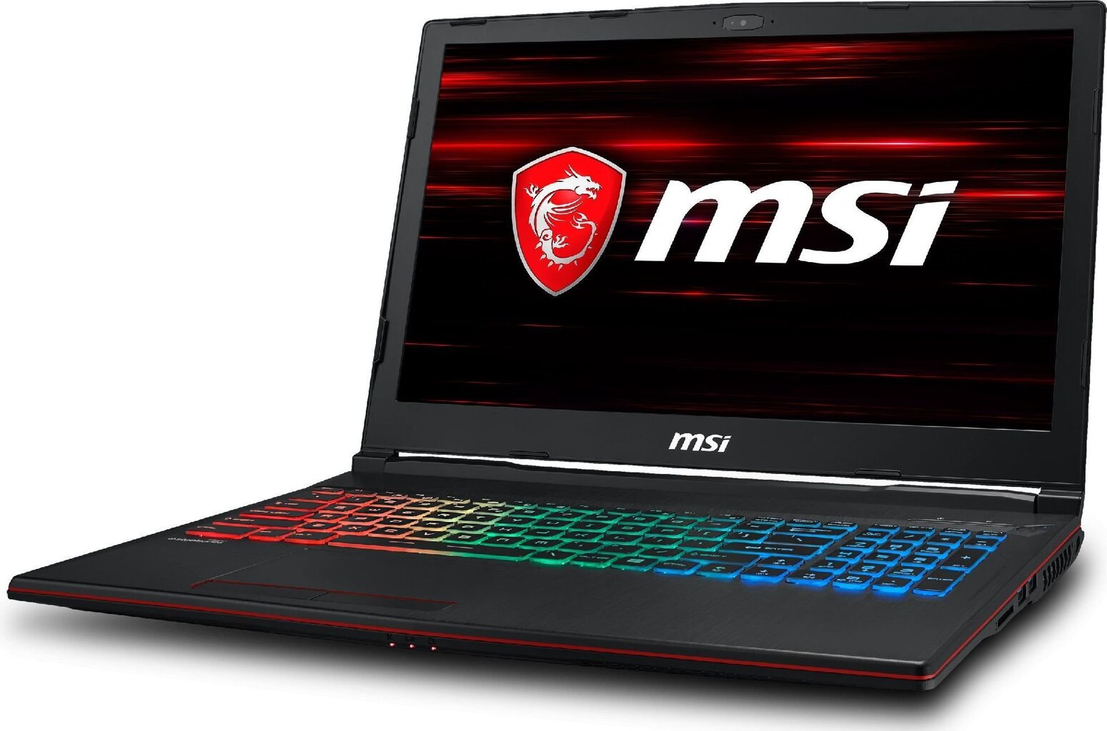 MSI GP63 Leopard 8RE-404PL 8 GB RAM/ 256 GB M.2 PCIe/ 1TB HDD/ Windows 10 Home cena un informācija | Portatīvie datori | 220.lv