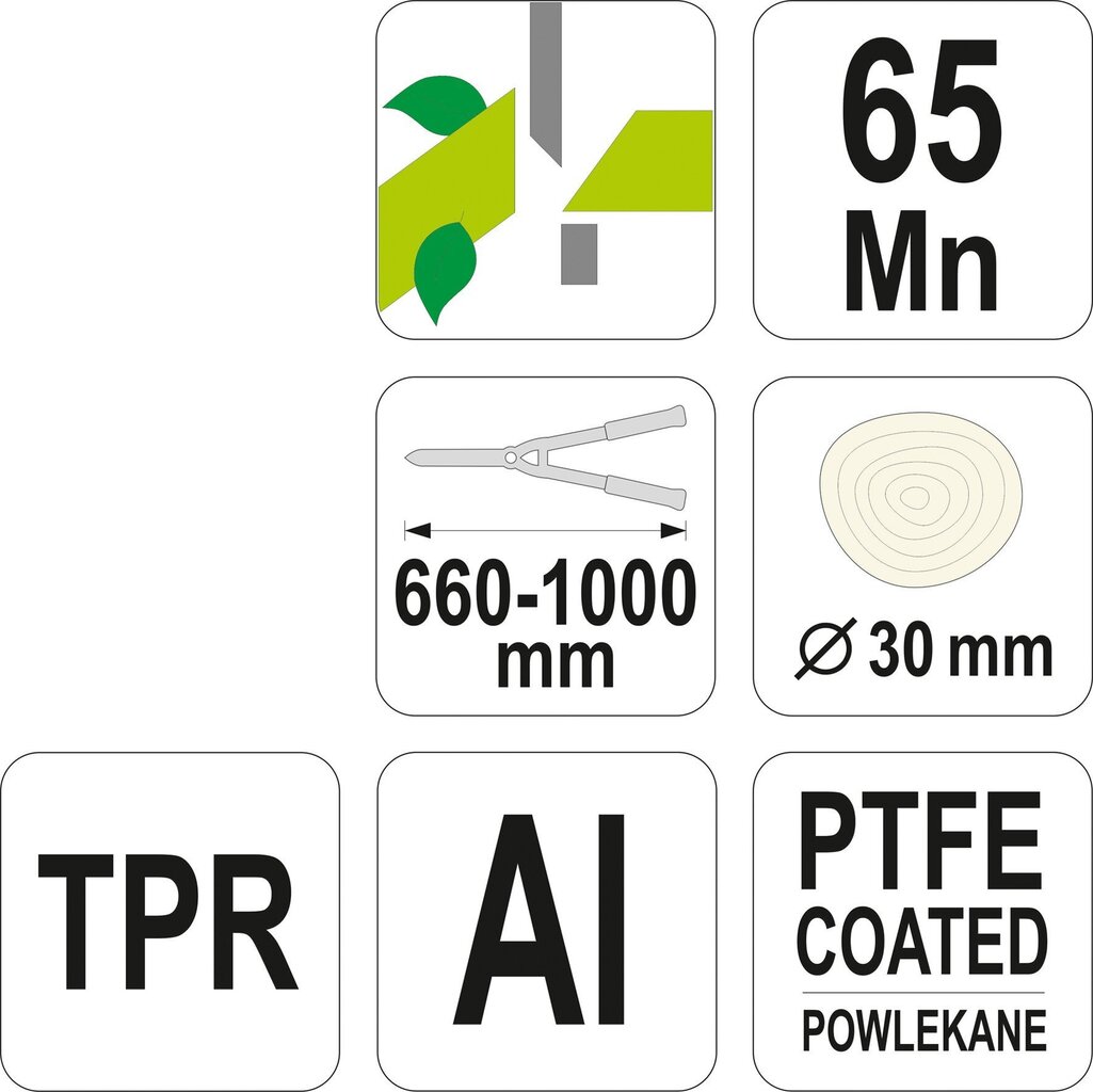 Teleskopiskās grieznes 660-1000mm Flo 99114 cena un informācija | Dārza instrumenti | 220.lv