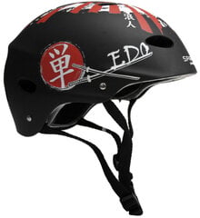 Велосипедный шлем Spartan Fire, черный/красный цена и информация | Шлемы | 220.lv