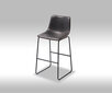 2-u bāra krēslu komplekts FurnHouse Indiana, melns cena un informācija | Virtuves un ēdamistabas krēsli | 220.lv