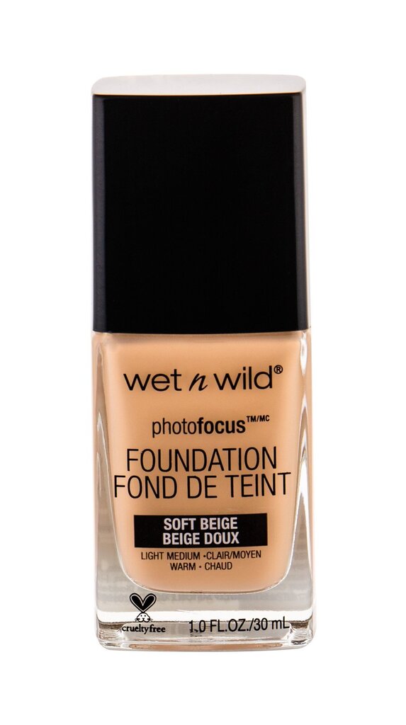 Šķidrā grima bāze Wet n Wild Photofocus Foundation 30 ml цена и информация | Grima bāzes, tonālie krēmi, pūderi | 220.lv