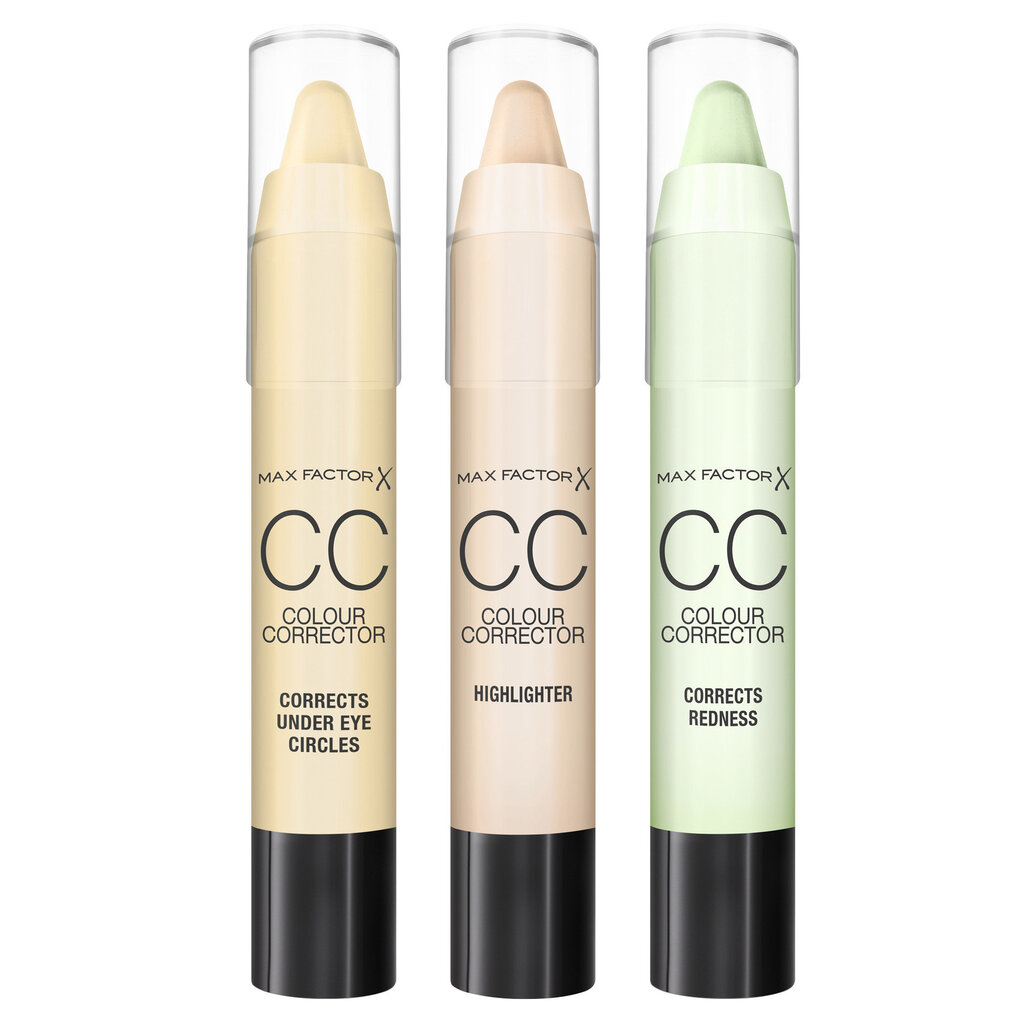 Maskējošs zīmulis Max Factor CC Colour Corrector 3,3 g cena un informācija | Grima bāzes, tonālie krēmi, pūderi | 220.lv