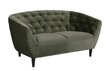 Divvietīgs dīvāns Ria, zaļš цена и информация | Dīvāni | 220.lv