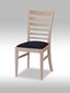 2-u krēslu komplekts FurnHouse Jannie, ozola/melnas krāsas cena un informācija | Virtuves un ēdamistabas krēsli | 220.lv