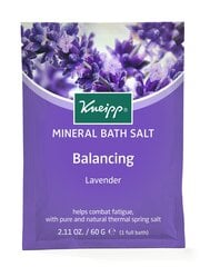 Kneipp vannas sāls "Balance Lavender" 60g cena un informācija | Dušas želejas, eļļas | 220.lv