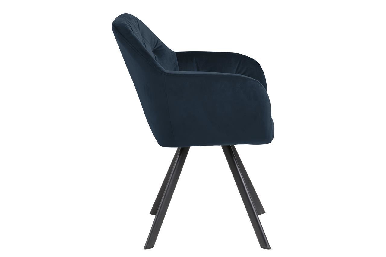 Krēsls Lola, zils cena un informācija | Virtuves un ēdamistabas krēsli | 220.lv