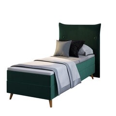 Кровать Satli, 90x200 см, зелёная цена и информация | Кровати | 220.lv