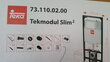 Zemapmetuma rāmis Tekmodul Slim 2, 73.110.02.00 цена и информация | Piederumi tualetes podiem un bidē | 220.lv