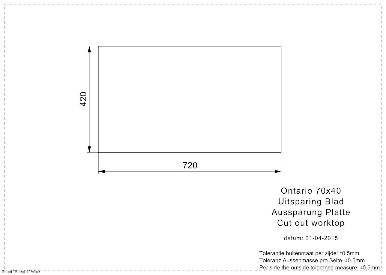 Nerūsējošā tērauda virtuves izlietne Reginox Ontario, 740x440 mm цена и информация | Virtuves izlietnes | 220.lv