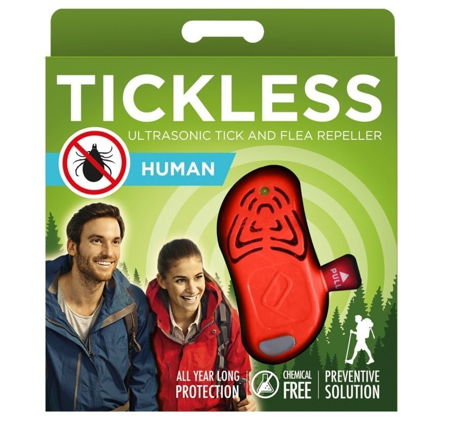 TickLess Human ultraskaņas piekariņš pret ērcēm цена и информация | Līdzekļi pret odiem un ērcēm | 220.lv
