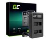 Green Cell Akumulatora lādētājs AHBBP-501 piemērots GoPro AHDBT-501, HD Hero5, HD Hero6 cena un informācija | Fotokameru lādētāji | 220.lv