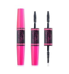 Skropstu tuša Wet N Wild Mega Plump Double Menace 8 ml, Very Black cena un informācija | Acu ēnas, skropstu tušas, zīmuļi, serumi | 220.lv