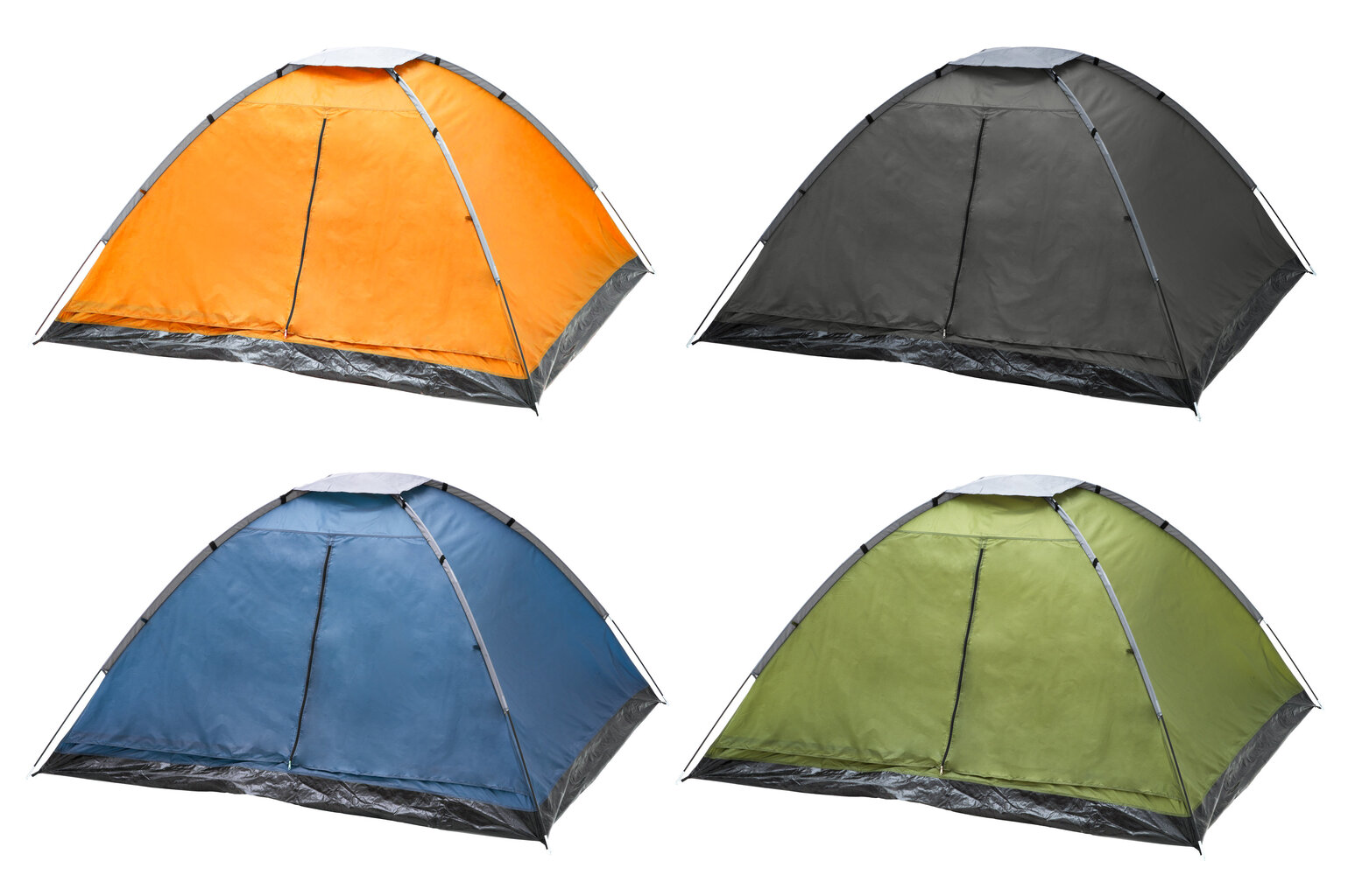 Telts Atom Outdoors Dome 4, dažādu krāsu cena un informācija | Teltis | 220.lv