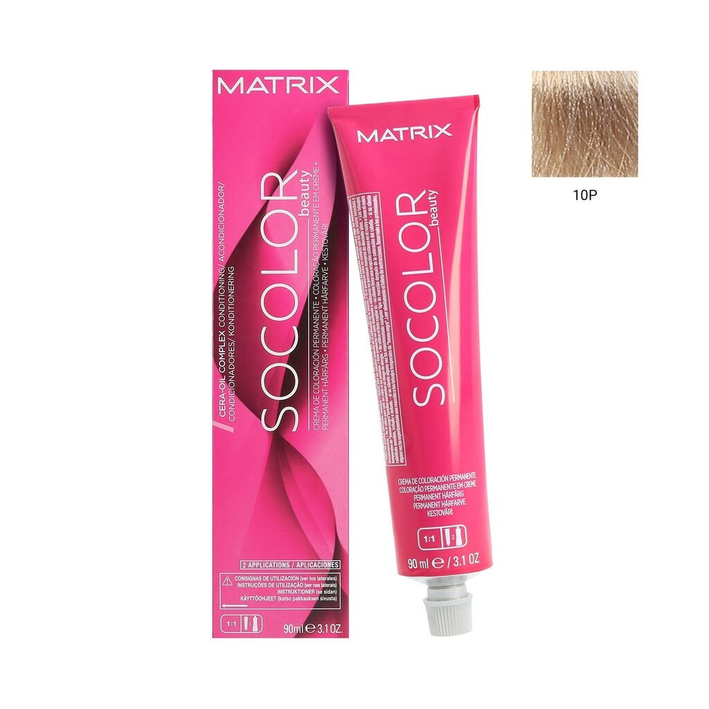 Matu krāsa Matrix Socolor Beauty 10P 90 ml цена и информация | Matu krāsas | 220.lv