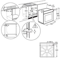 Electrolux EOE7P31X cena un informācija | Cepeškrāsnis | 220.lv