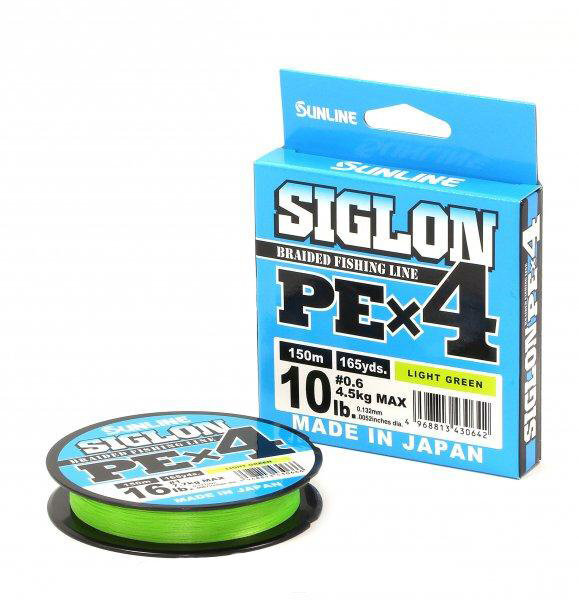 Makšķeraukla SUNLINE Siglon PE×4, gaiši zaļa krāsa cena un informācija | Makšķerauklas | 220.lv