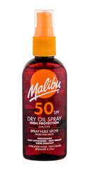 Aizsargājoša sauļošanās eļļa Malibu SPF 50 100 ml цена и информация | Кремы от загара | 220.lv