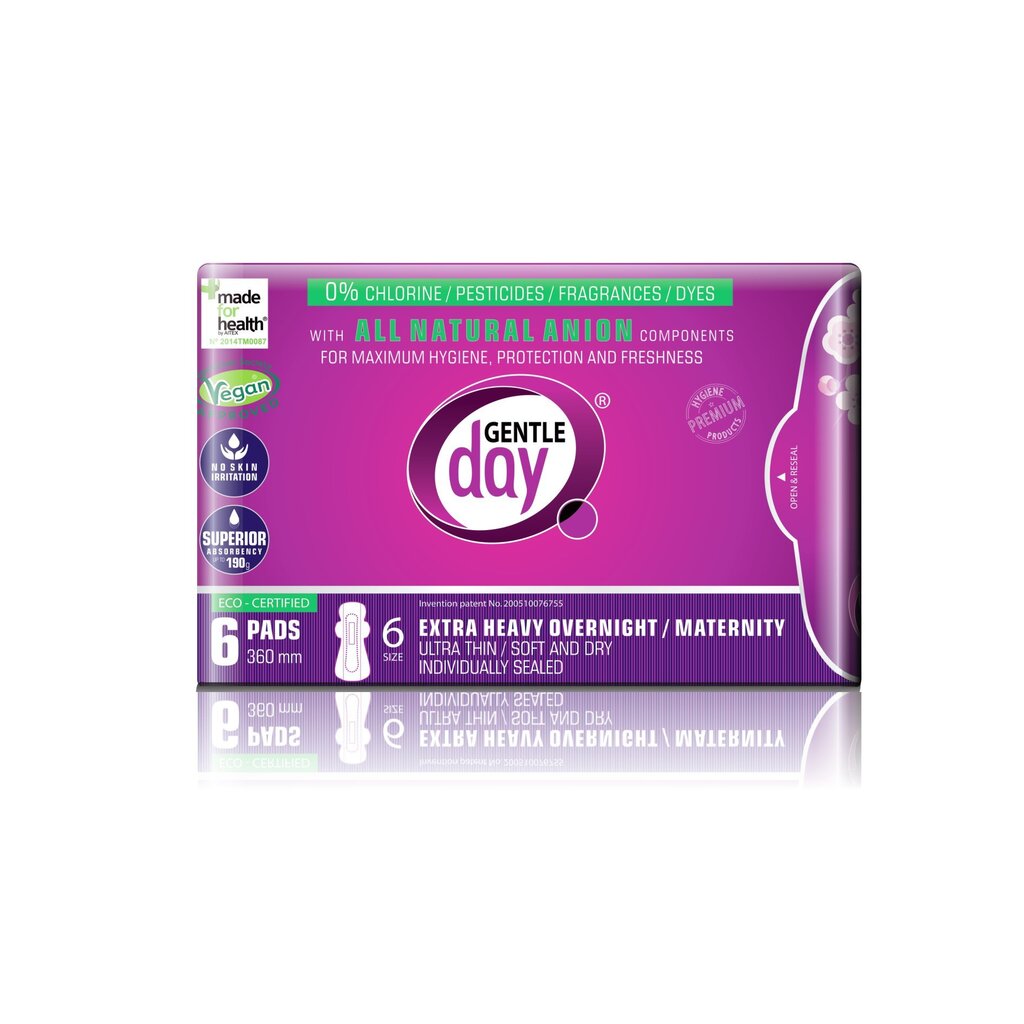 Gentle day Extra haevy paketes cena un informācija | Tamponi, higiēniskās paketes, ieliktnīši | 220.lv