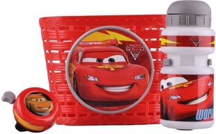 Velosipēdista komplekts Disney Cars K892508, sarkans cena un informācija | Velo somas, telefona turētāji | 220.lv