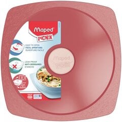 Pusdienu kaste-šķīvis Maped Picnik Adult Concept 900ml brick red cena un informācija | Trauki pārtikas uzglabāšanai | 220.lv