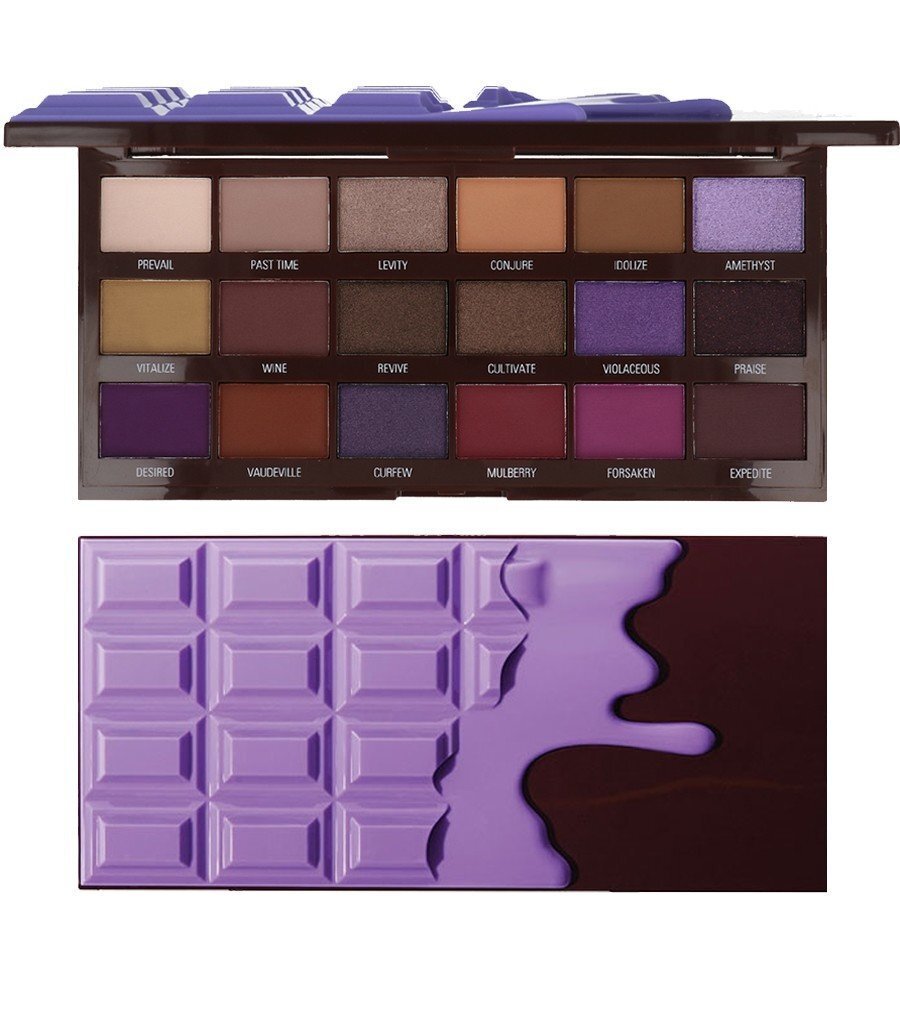 Acu ēnu palete Makeup Revolution London I Heart Revolution Violet Chocolate 20,2 g цена и информация | Acu ēnas, skropstu tušas, zīmuļi, serumi | 220.lv