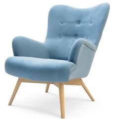 Кресло Zele, голубое цена и информация | Кресла для отдыха | 220.lv