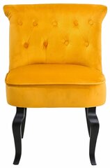 Krēsls Brittany Velvet, dzeltens cena un informācija | Atpūtas krēsli | 220.lv
