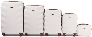 Комплект чемоданов Wings 402-5, 5 шт., белый цена и информация | Чемоданы, дорожные сумки | 220.lv
