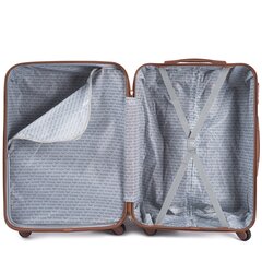 Комплект из 5 чемоданов Wings 402-5, темно-коричневый цена и информация | Чемоданы, дорожные сумки | 220.lv