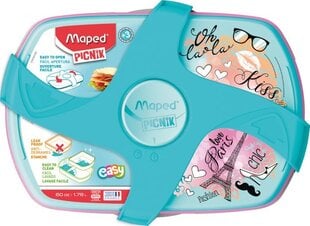 Pusdienu kastīte Maped Picnik Kids Concept 3 daļas 1.78l Paris Fashion цена и информация | Посуда для хранения еды | 220.lv