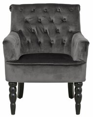 Кресло Amanda Velvet, серое цена и информация | Кресла в гостиную | 220.lv