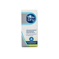 Pretsviedru rullītis bez smaržas Triple Dry 50ml cena un informācija | Dezodoranti | 220.lv