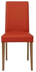 2-u krēslu komplekts Blake, sarkanas/ozola krāsas cena un informācija | Virtuves un ēdamistabas krēsli | 220.lv