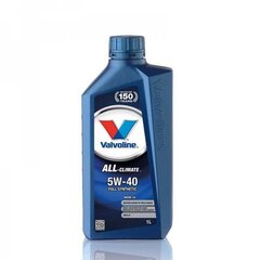 Масло моторное Valvoline ALL CLIMATE DIESEL C3 5W40, 1 л цена и информация | Моторное масло | 220.lv